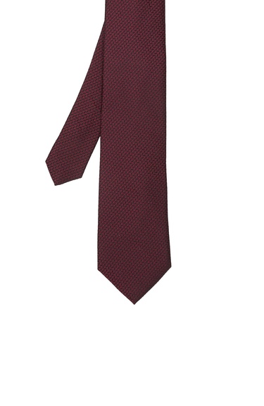  Network Erkek Bordo Desenli İpek Kravat