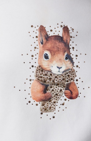  Network Kadın Kırık Beyaz Sweatshirt