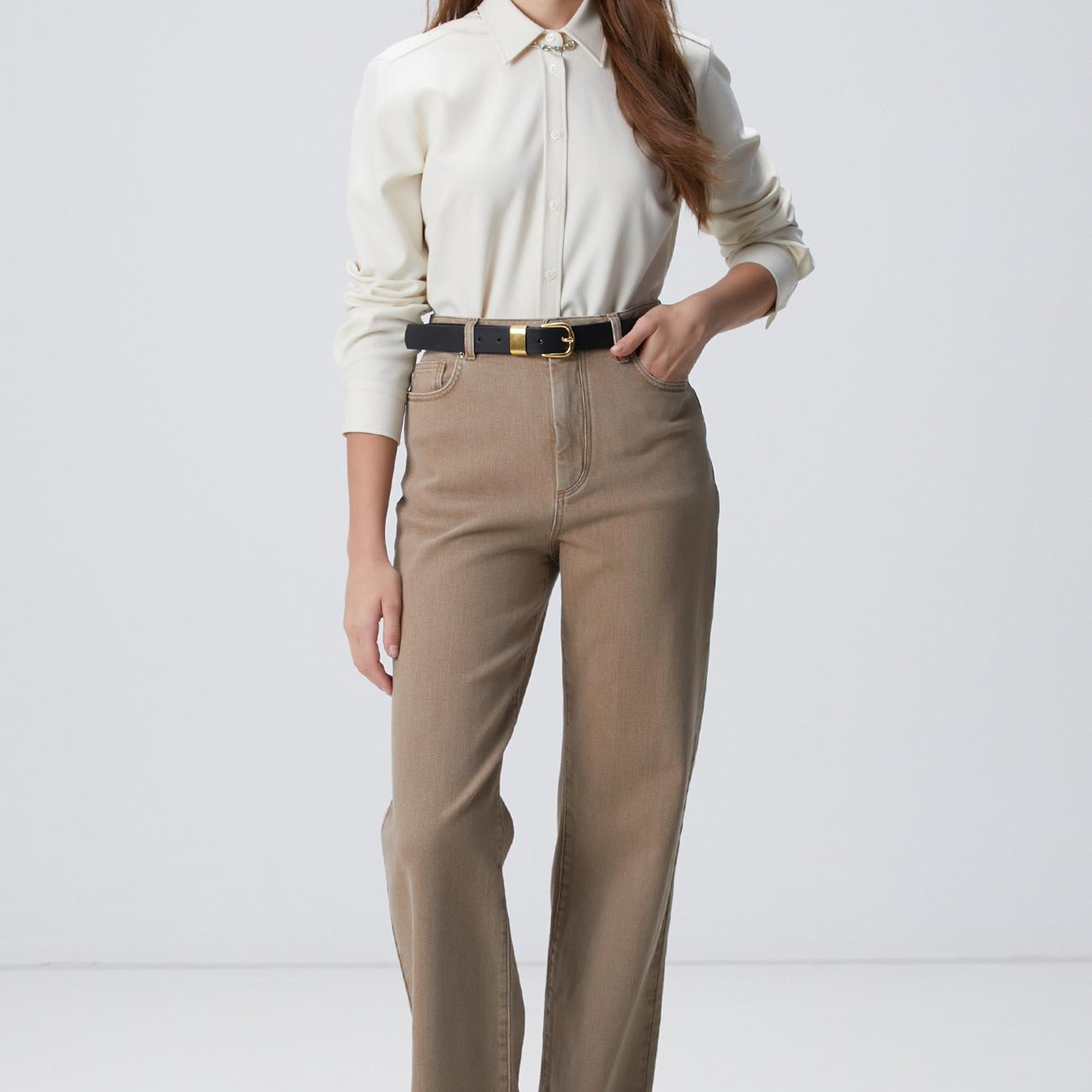 Network Kadın Kırık Beyaz Dış Gömlek