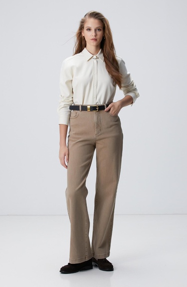  Network Kadın Kırık Beyaz Dış Gömlek