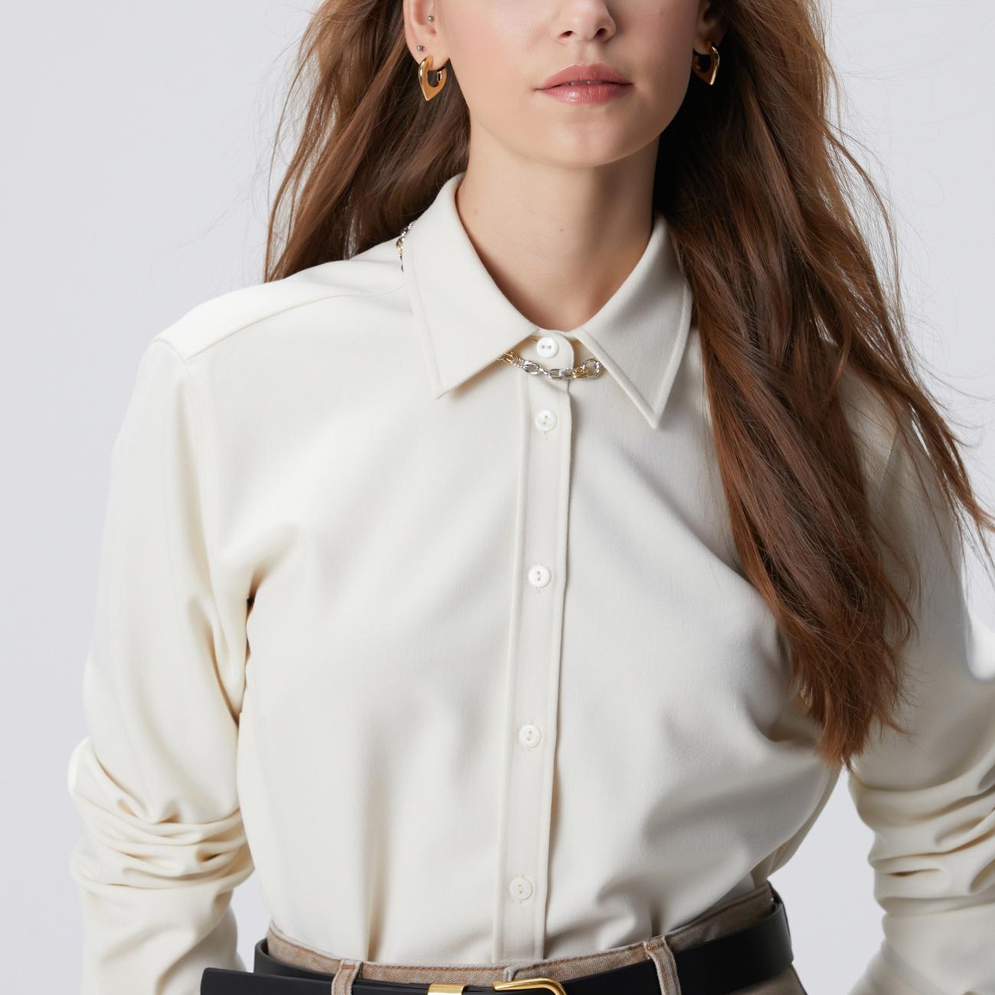 Network Kadın Kırık Beyaz Dış Gömlek