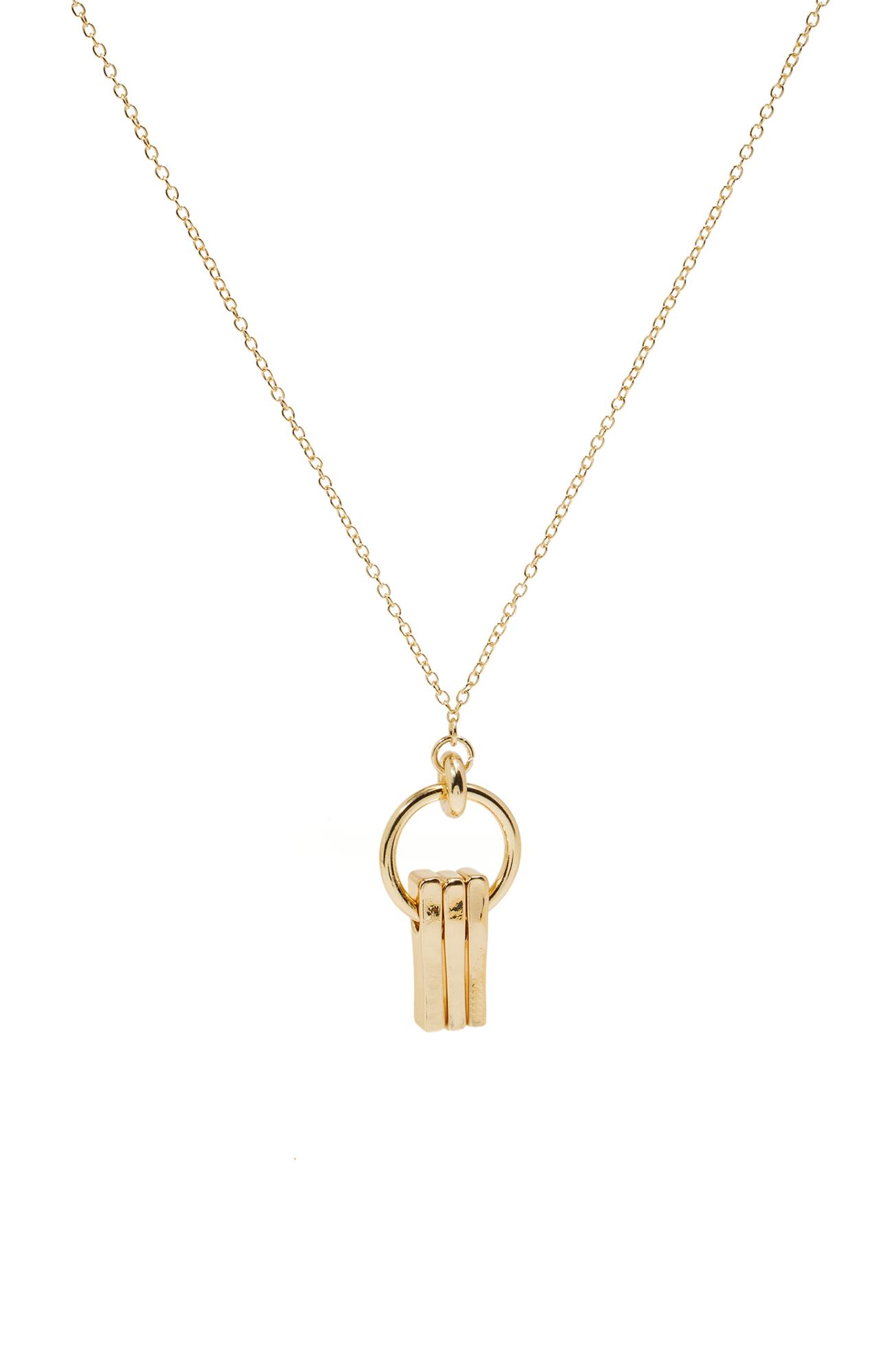  Network Kadın Gold Altın Rengi Kolye