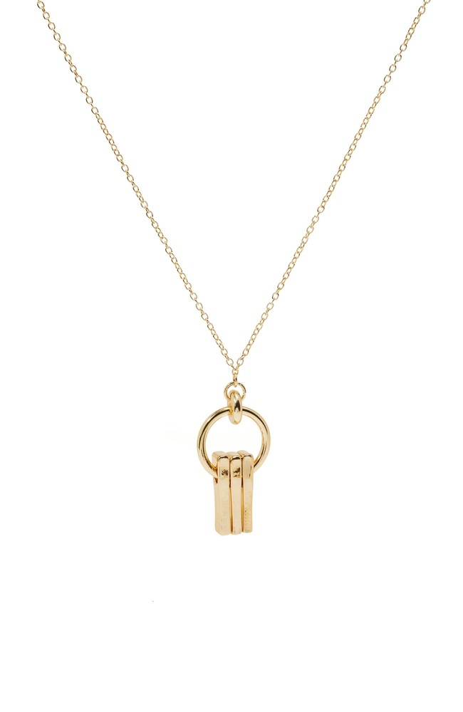  Network Kadın Gold Altın Rengi Kolye
