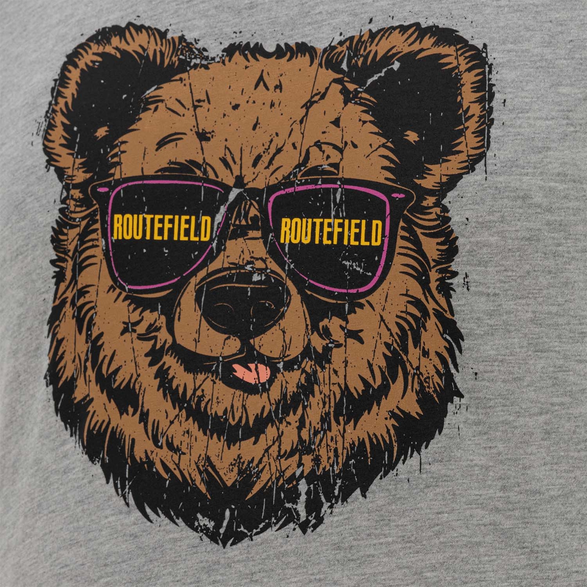 Routefield Tassilo Erkek Gri Tişört