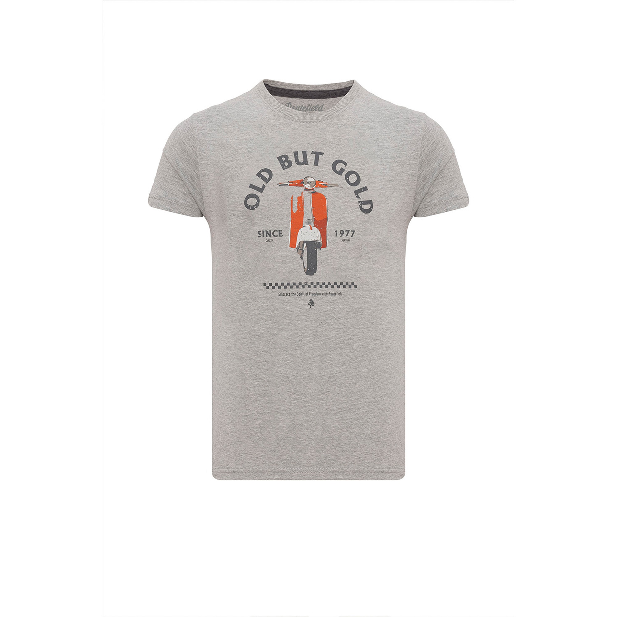 Routefield Taft Erkek Gri Tişört