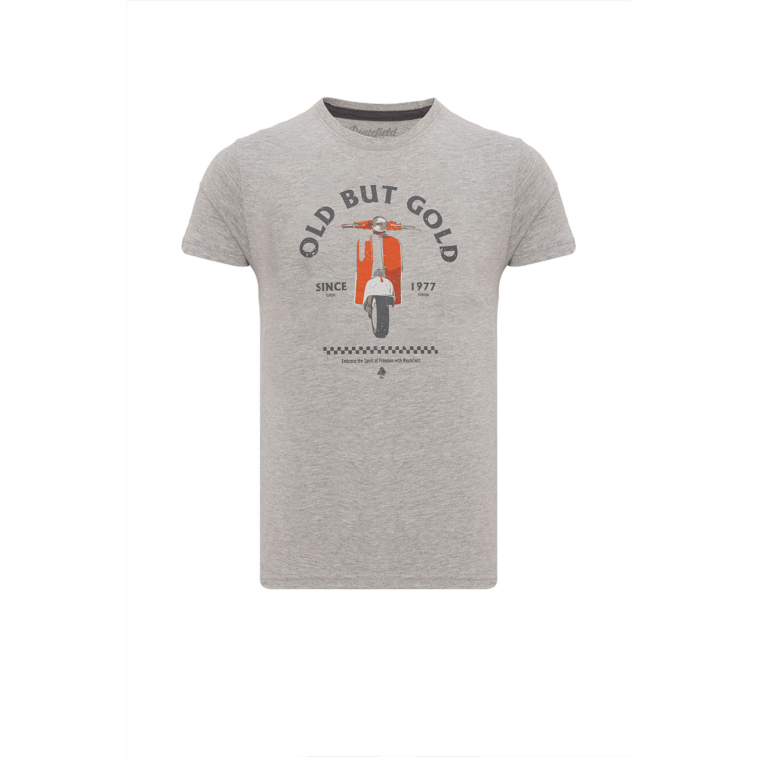  Routefield Taft Erkek Gri Tişört