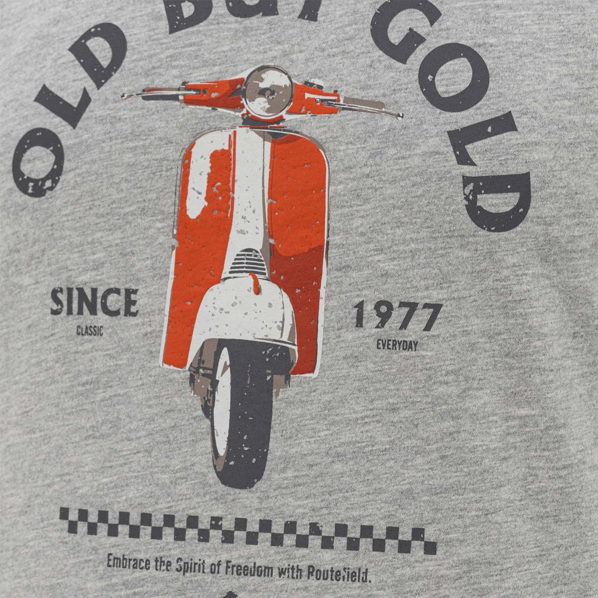 Routefield Taft Erkek Gri Tişört