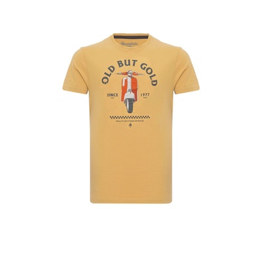  Routefield Taft Erkek Sarı Tişört