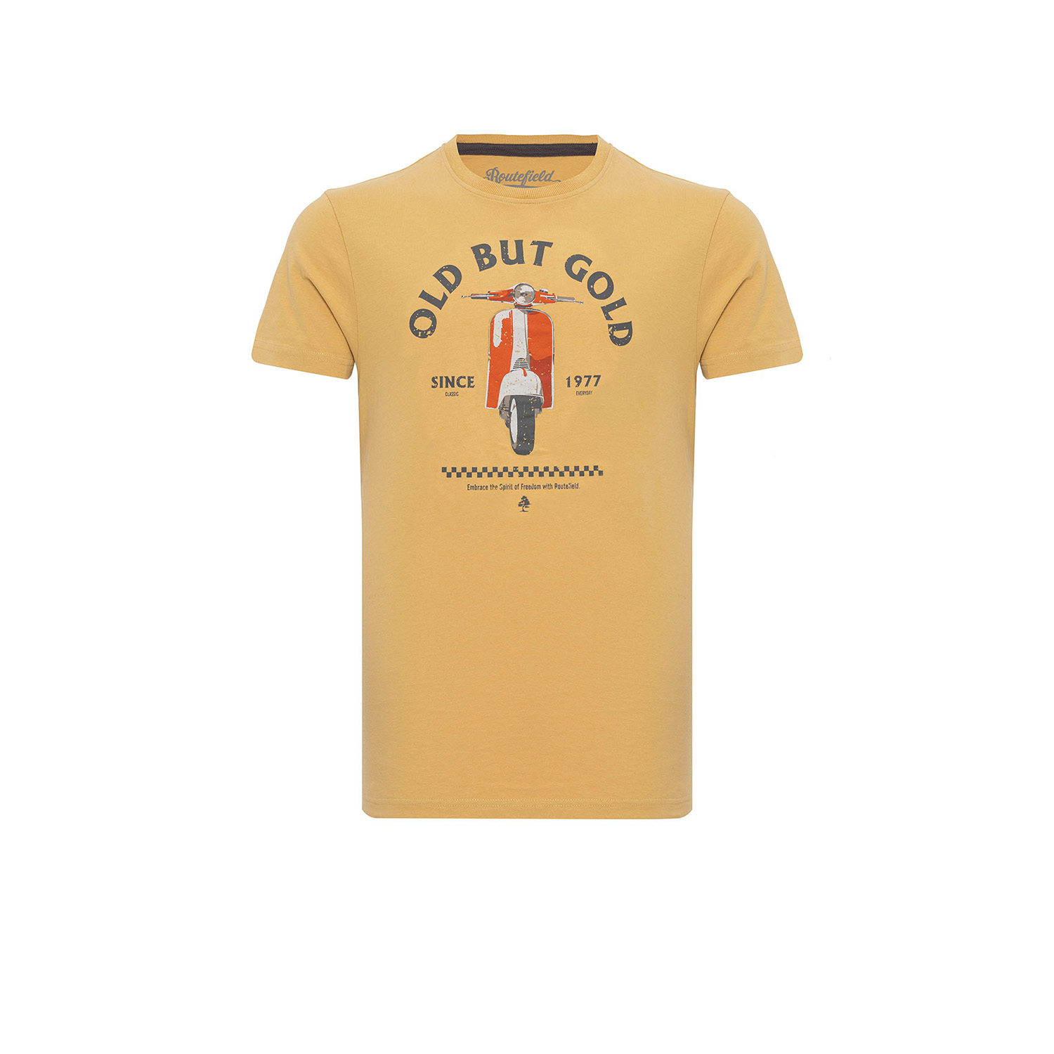  Routefield Taft Erkek Sarı Tişört