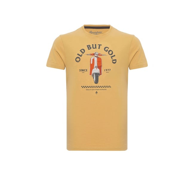  Routefield Taft Erkek Sarı Tişört