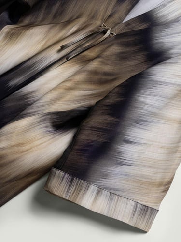  Batik Desenli Maxi Elbise