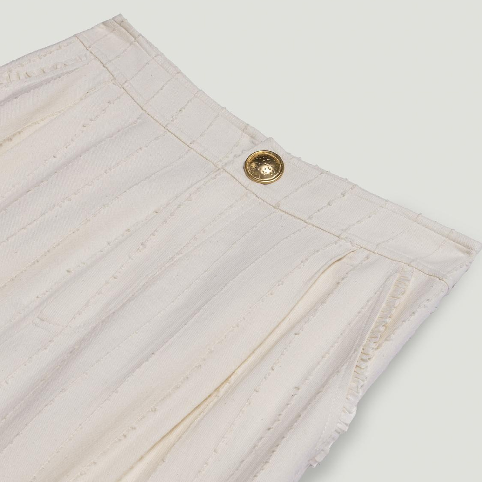 Şerit Fırfırlı Pantolon