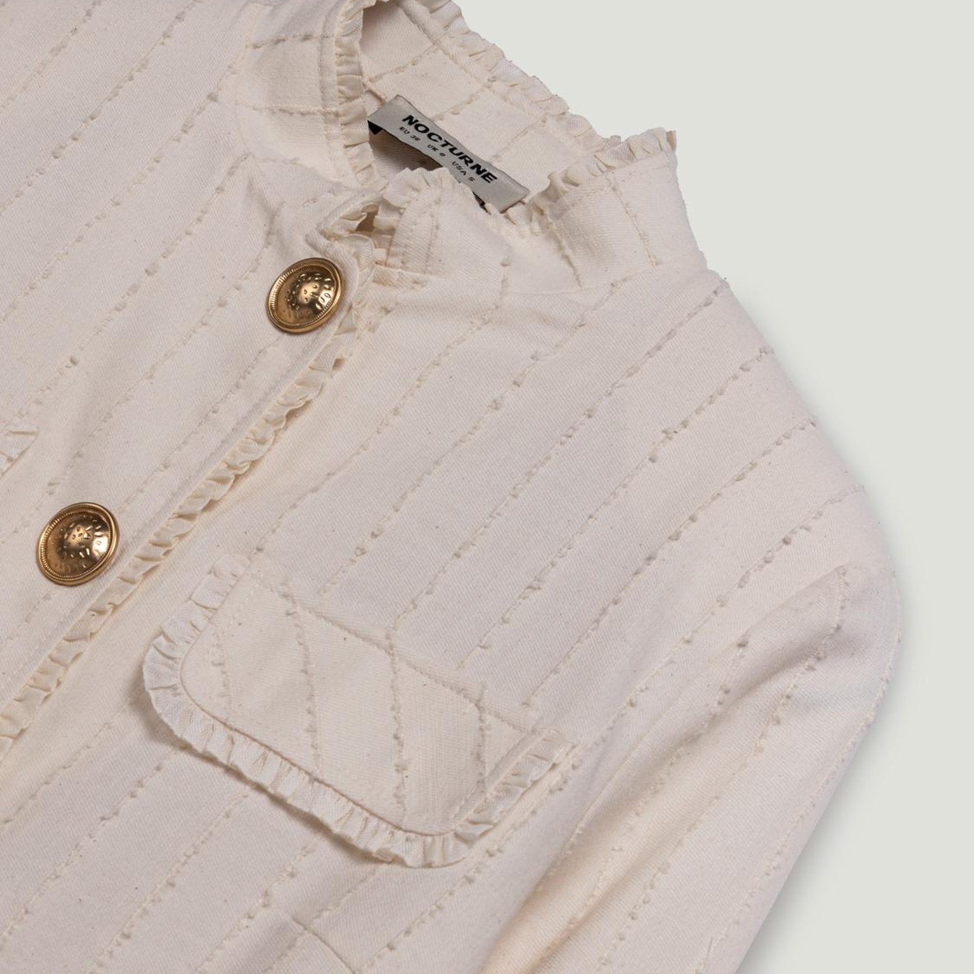 Gold Aksesuarlı Ceket