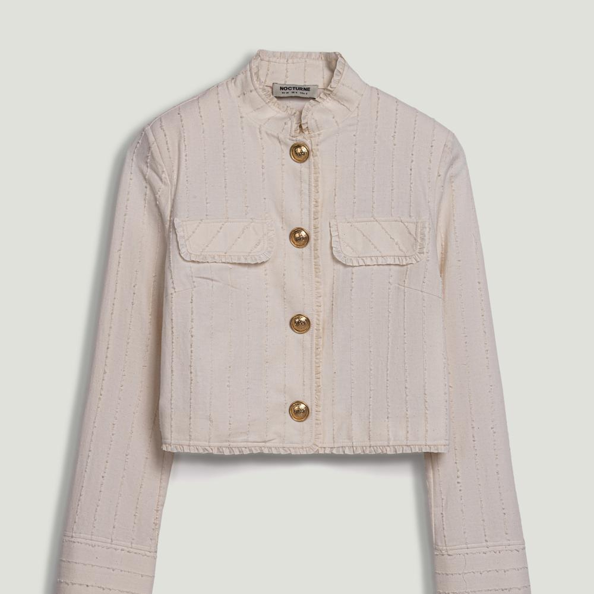 Gold Aksesuarlı Ceket