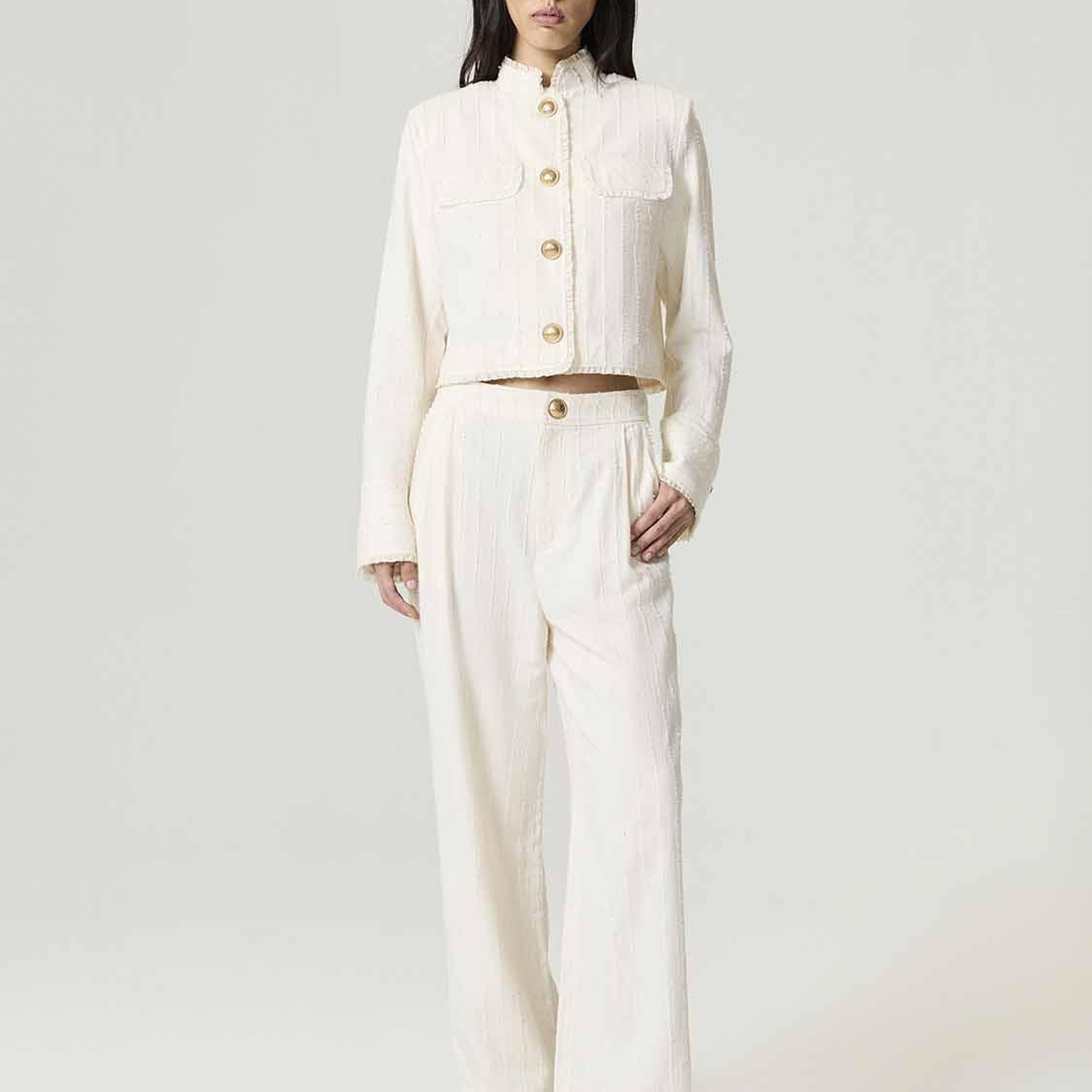 Gold Aksesuarlı Ceket