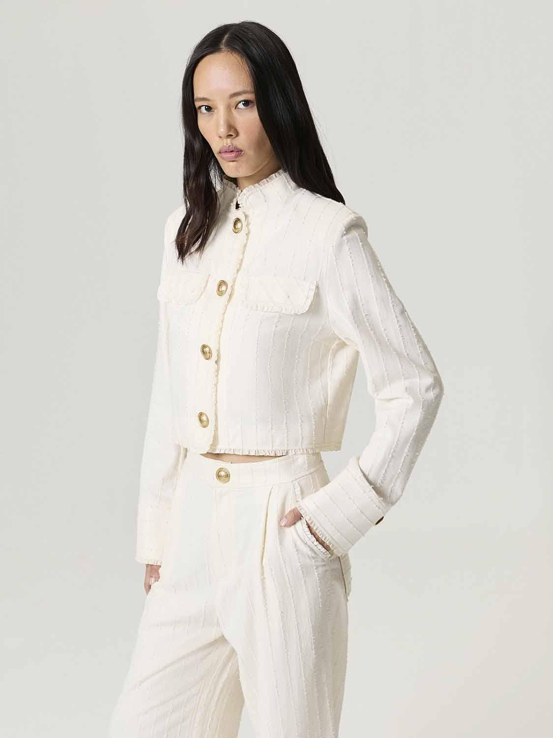  Gold Aksesuarlı Ceket