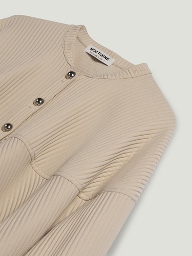  Fitil Detaylı Ceket