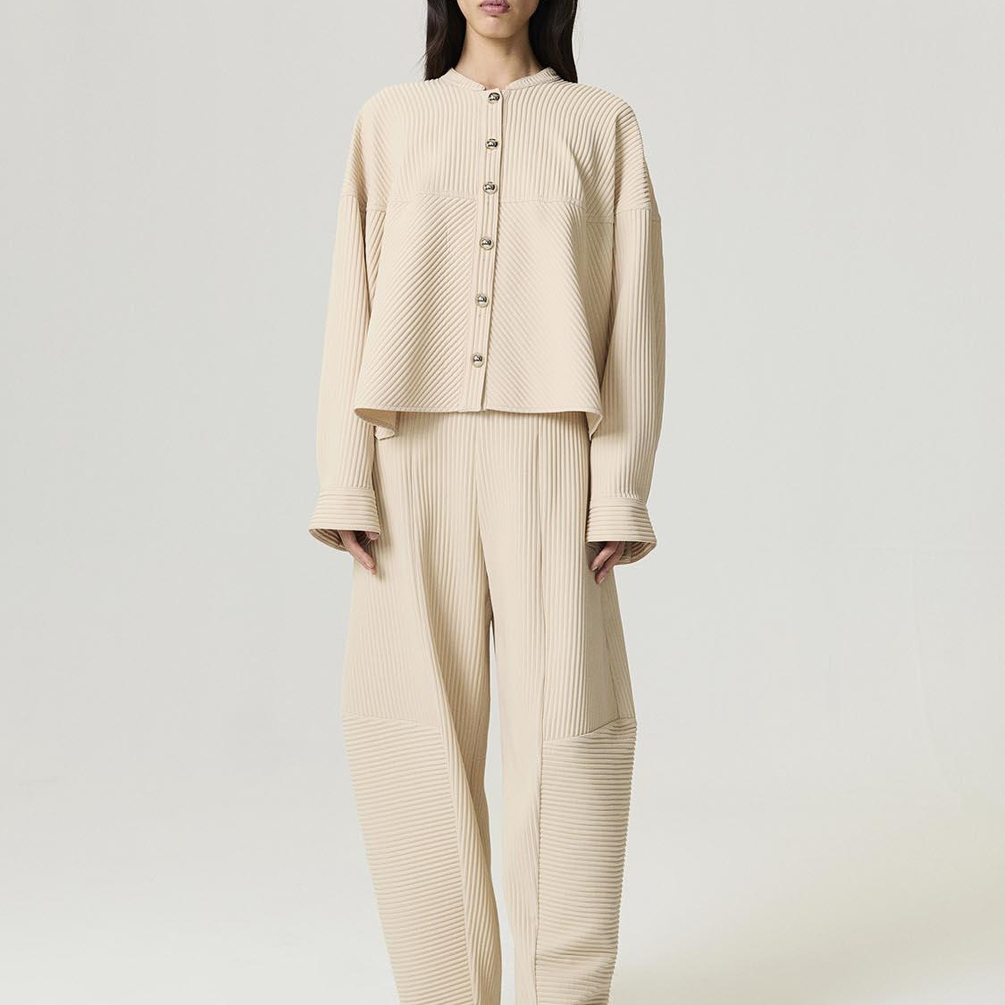 Fitil Detaylı Ceket