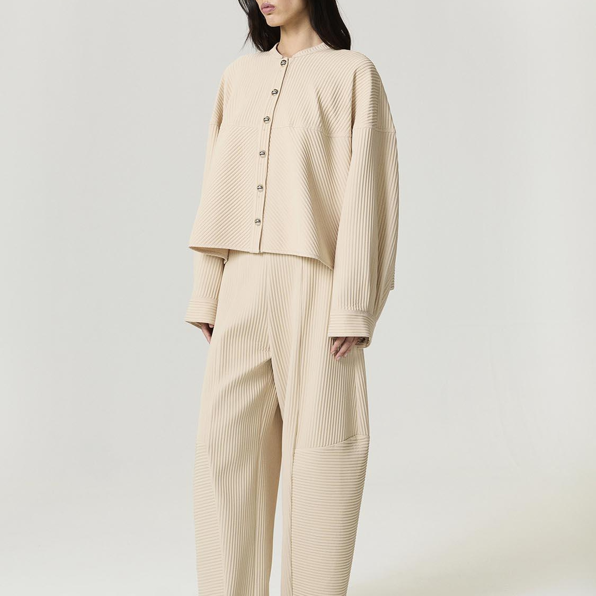 Fitil Detaylı Ceket