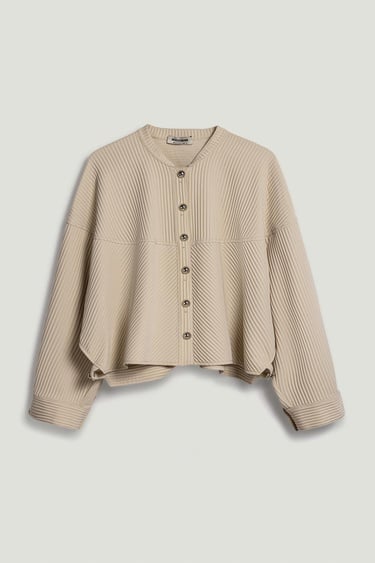  Fitil Detaylı Ceket