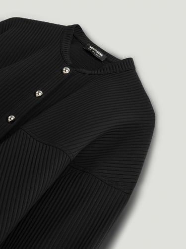  Fitil Detaylı Ceket