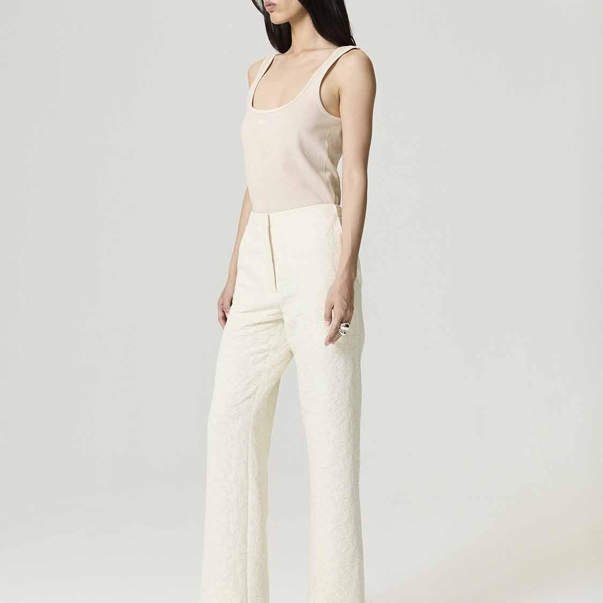 Detay Kumaşlı Pantolon