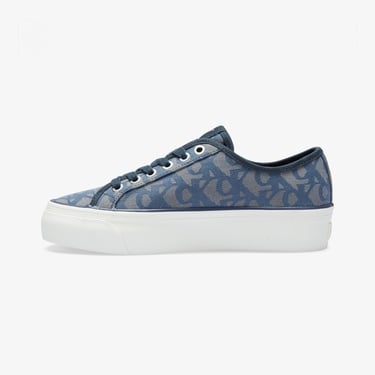  Calvin Klein Flat Jacquard Kadın Mavi Sneaker