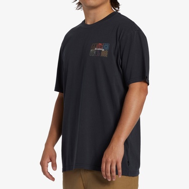  Billabong Reflections Erkek Siyah Günlük T-Shirt