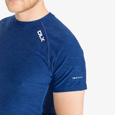  Trespass Cooper Dlx Active Erkek Mavi Antrenman T-Shirt