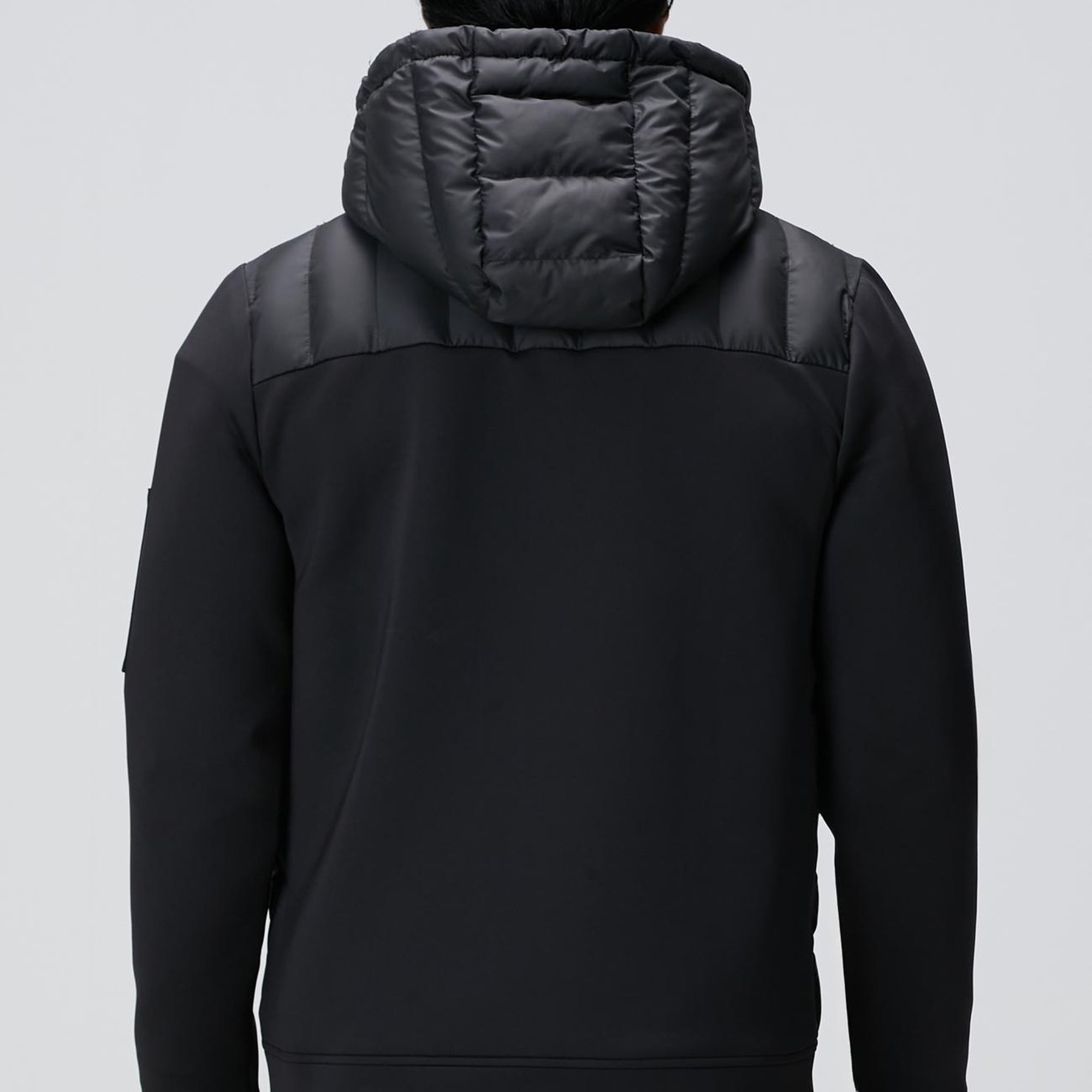 Network Erkek N-Tech Siyah Kapüşonlu Puffer Mont