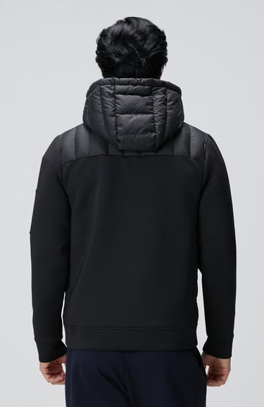  Network Erkek N-Tech Siyah Kapüşonlu Puffer Mont