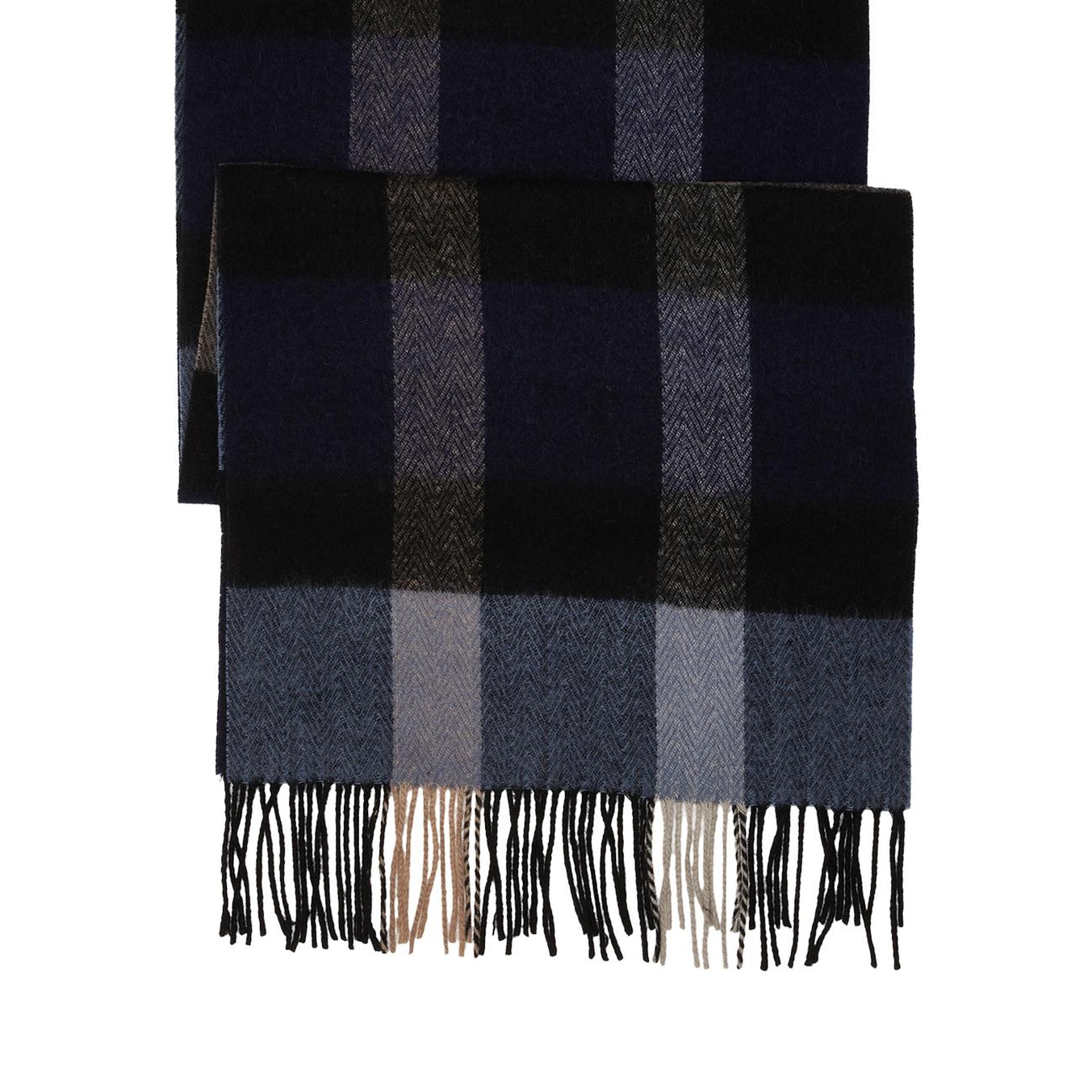 Network Erkek Siyah Yün Atkı