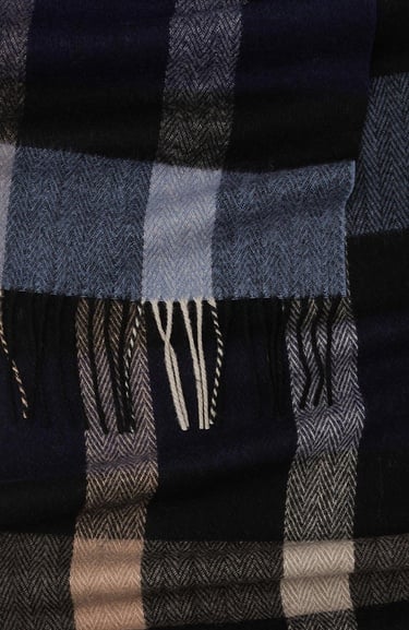  Network Erkek Siyah Yün Atkı