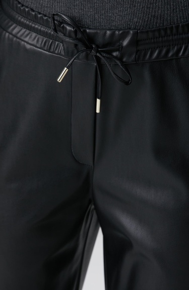  Network Kadın Siyah Vegan Deri Pantolon