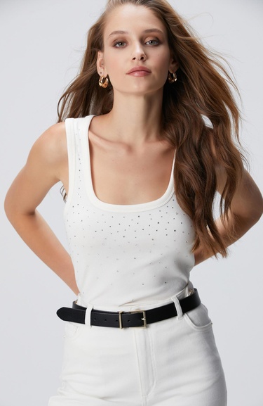  Network Kadın Kırık Beyaz Atlet