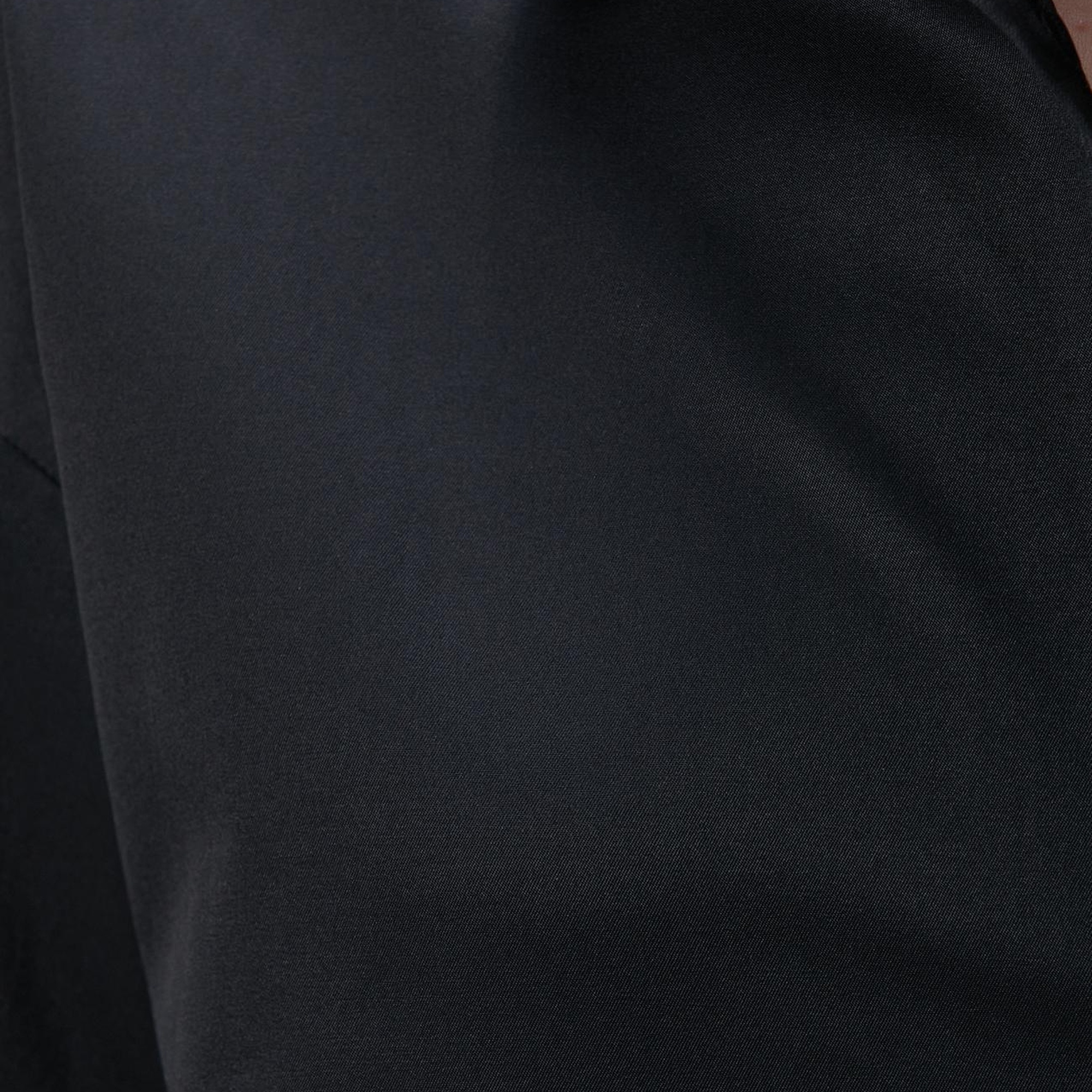 Network Kadın Siyah Roba Dikiş Detaylı Oversized Gömlek