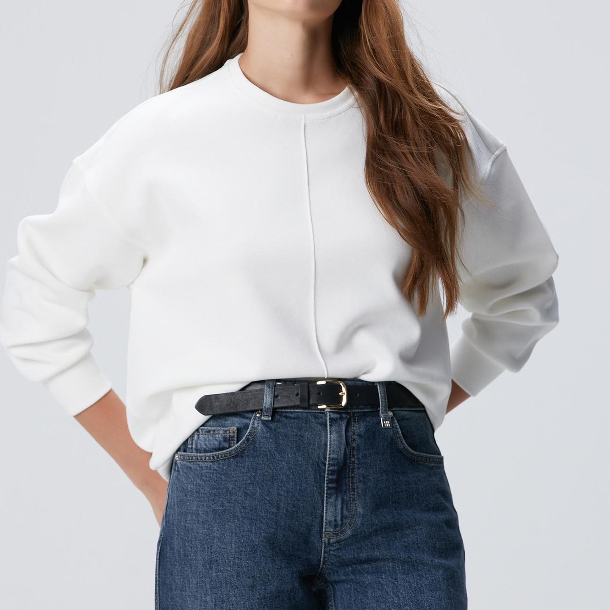 Network Kadın Kırık Beyaz Sweatshirt