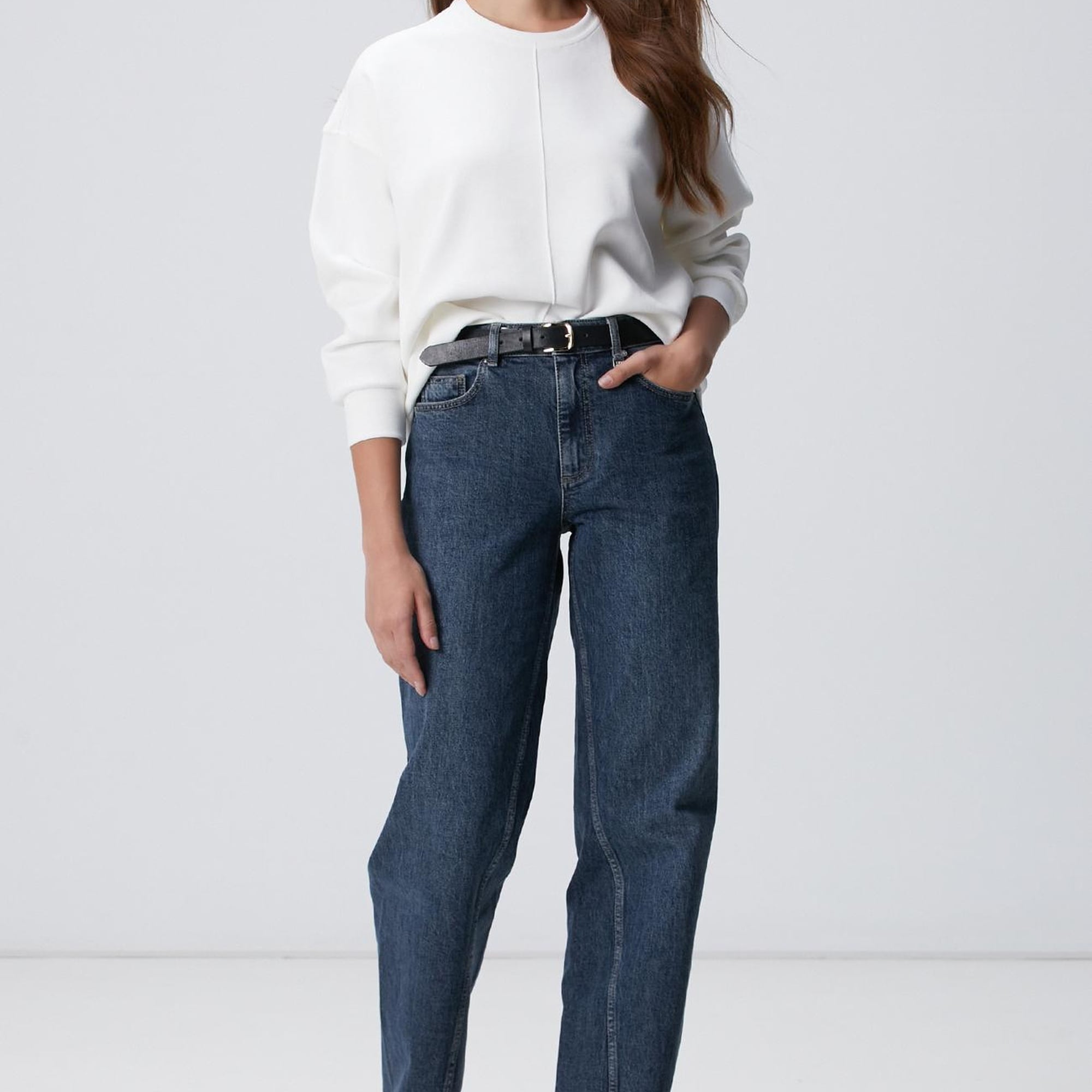 Network Kadın Kırık Beyaz Sweatshirt