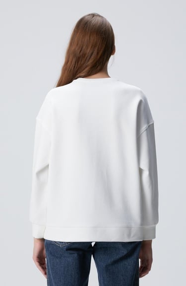  Network Kadın Kırık Beyaz Sweatshirt