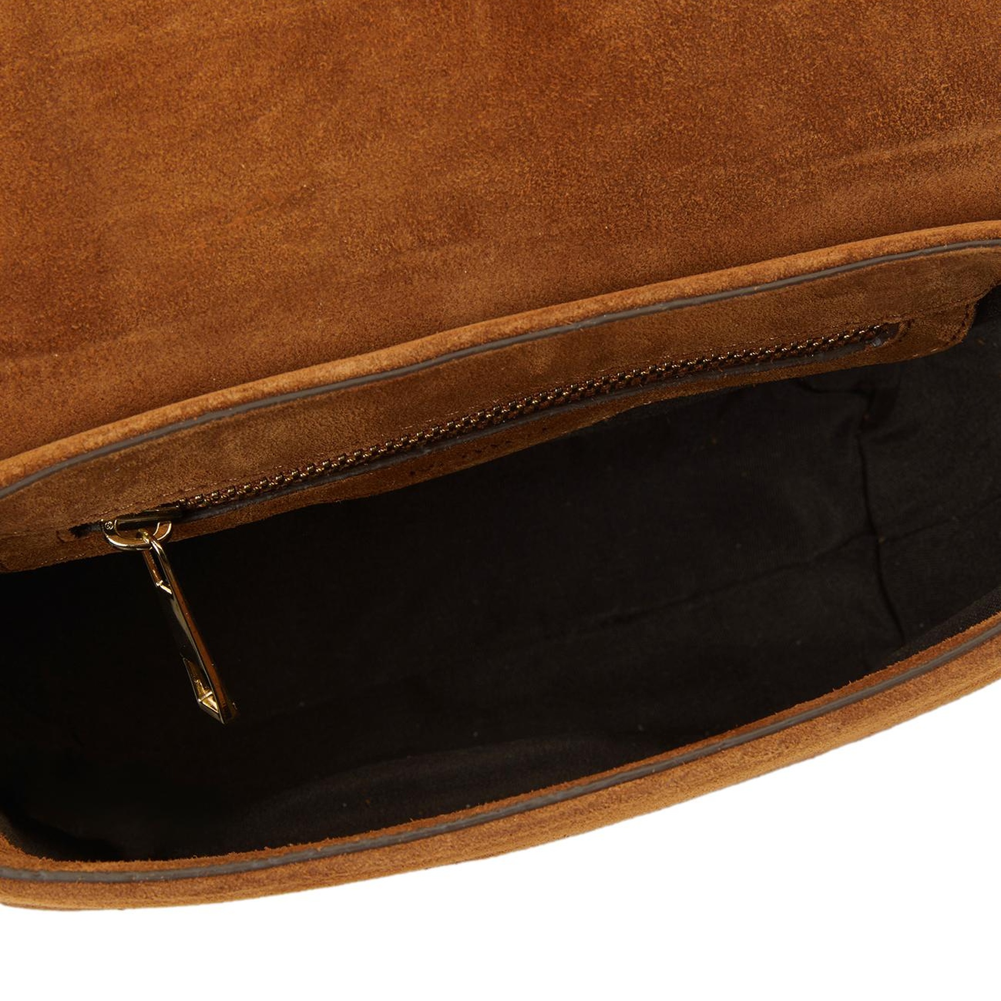 Network Kadın Taba Püsküllü Süet Çanta