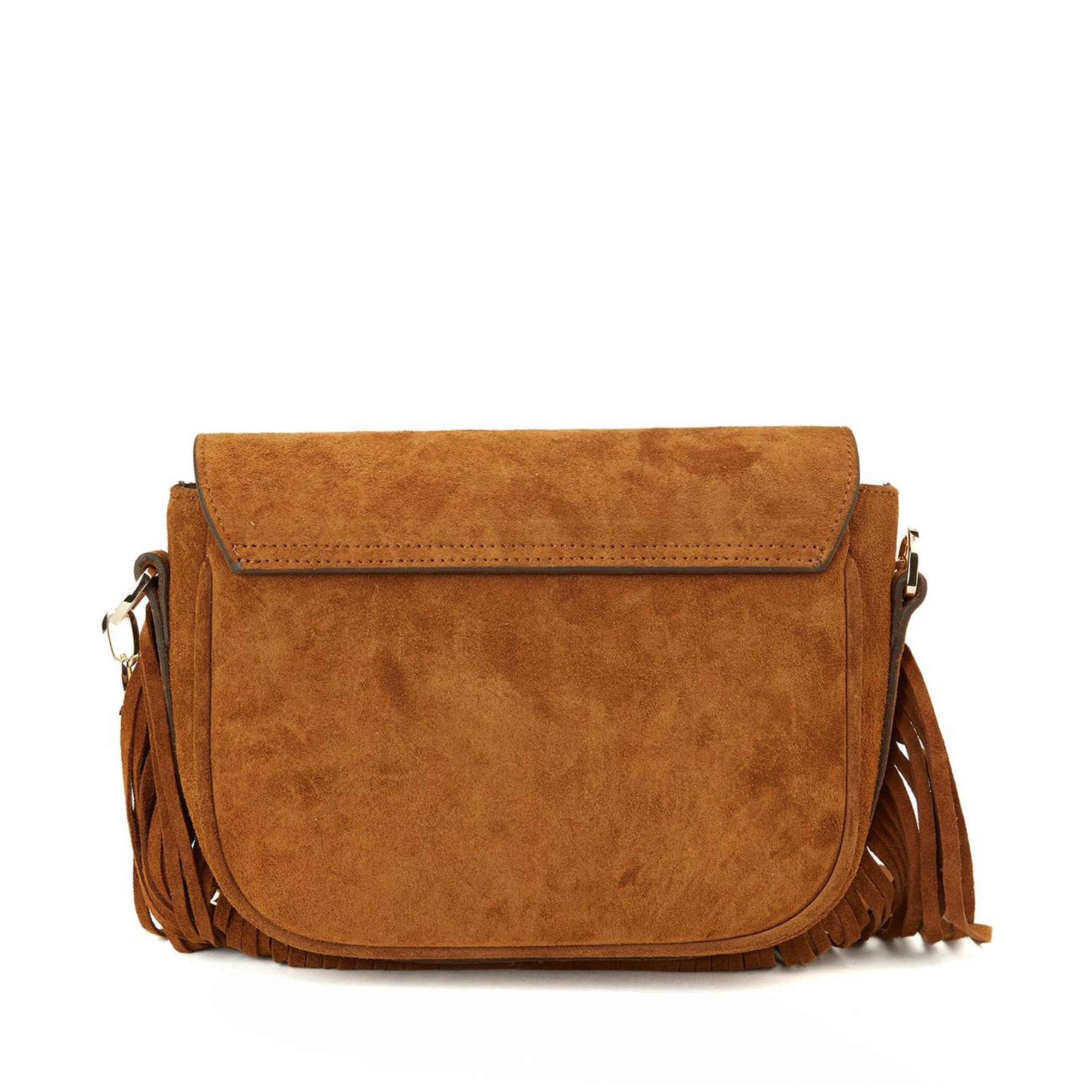 Network Kadın Taba Püsküllü Süet Çanta