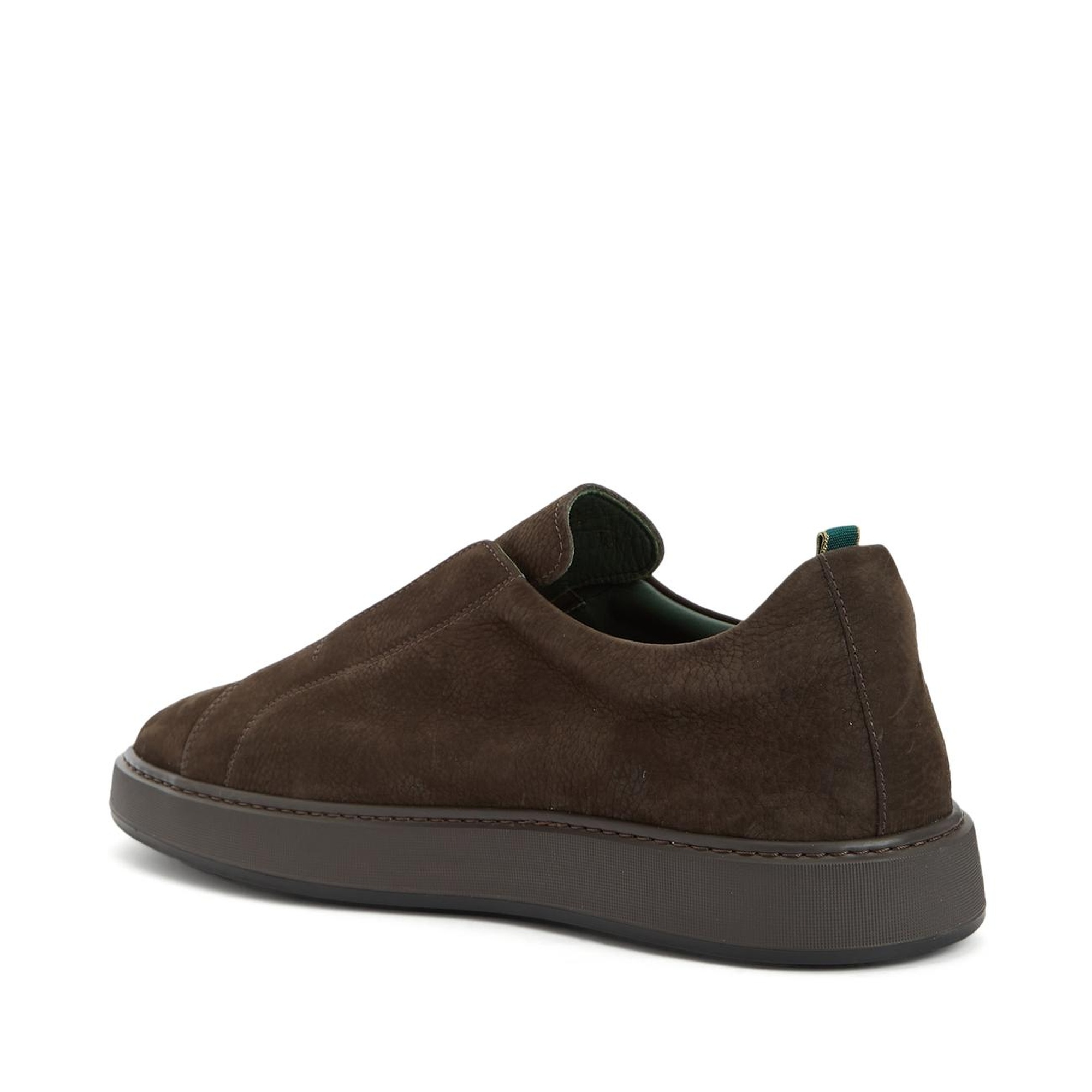 George Hogg Erkek Kahverengi Deri Sneaker