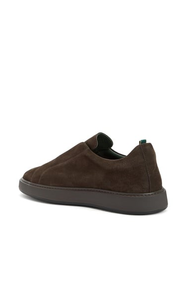  George Hogg Erkek Kahverengi Deri Sneaker