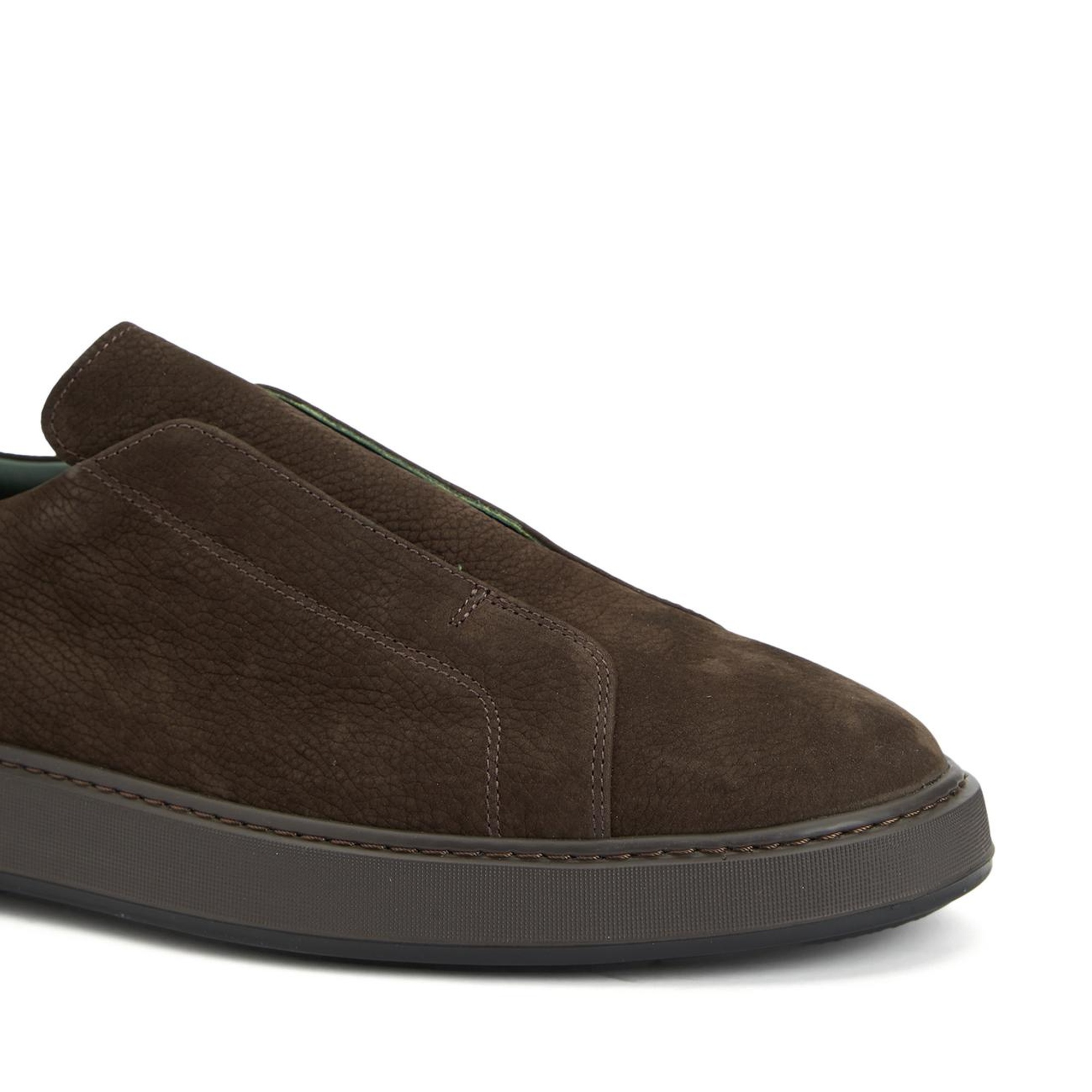 George Hogg Erkek Kahverengi Deri Sneaker