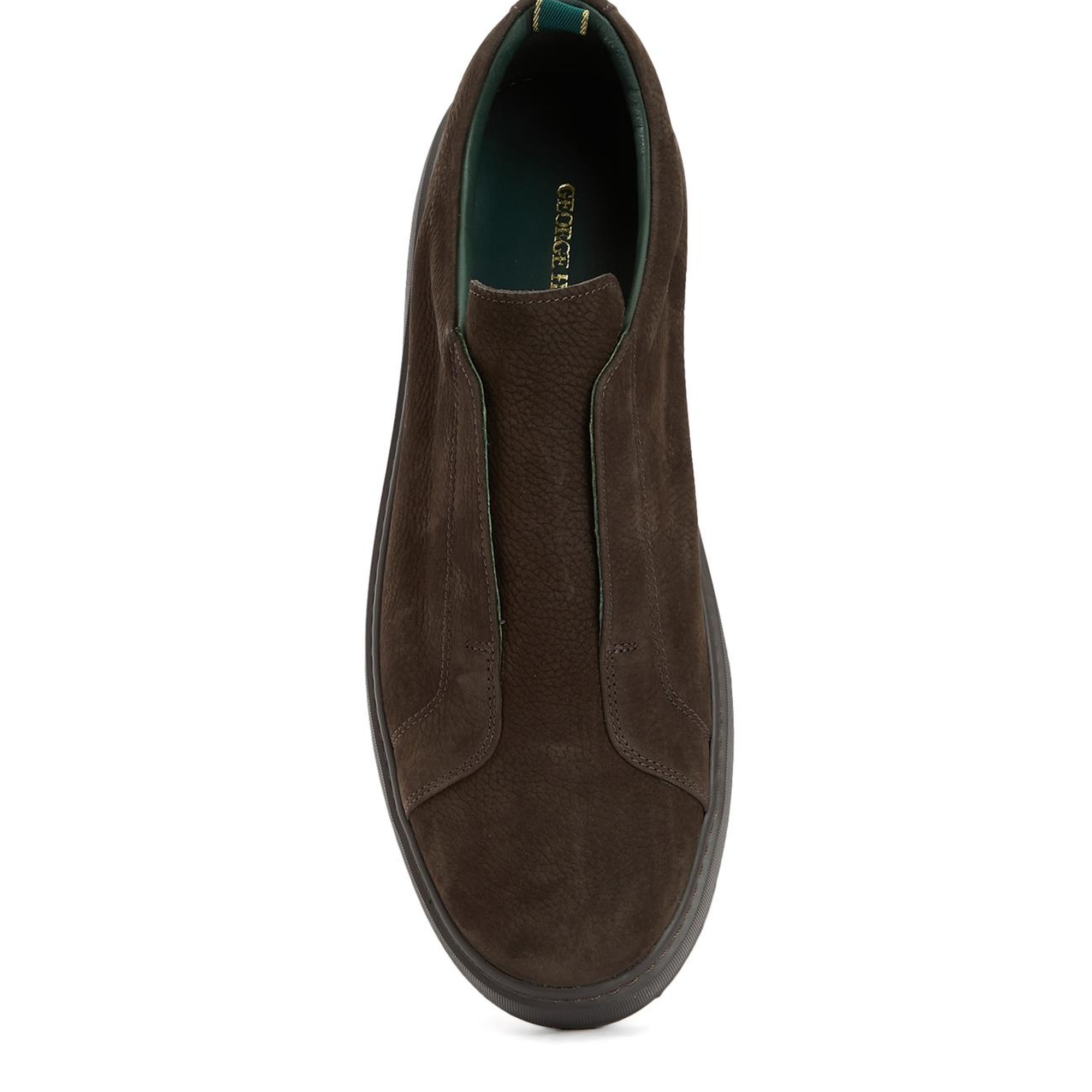 George Hogg Erkek Kahverengi Deri Sneaker