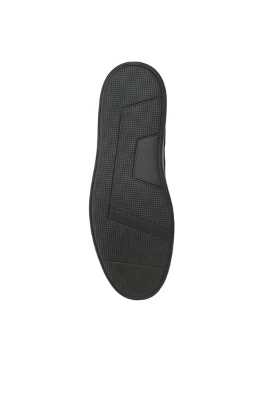  George Hogg Erkek Kahverengi Deri Sneaker