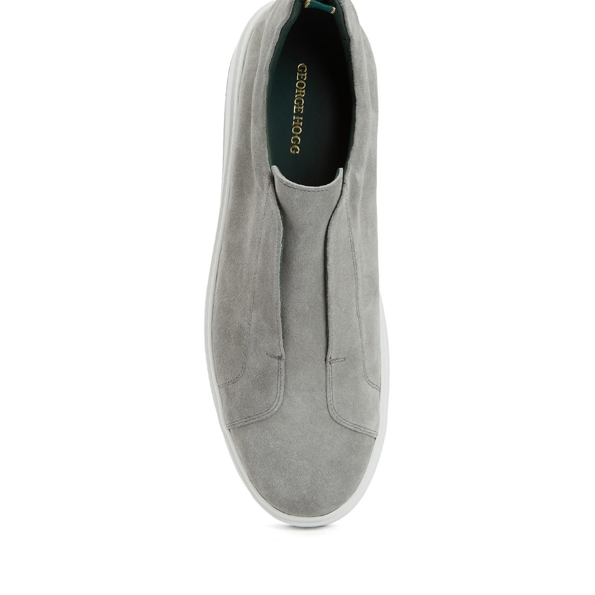 George Hogg Erkek Gri Deri Sneaker