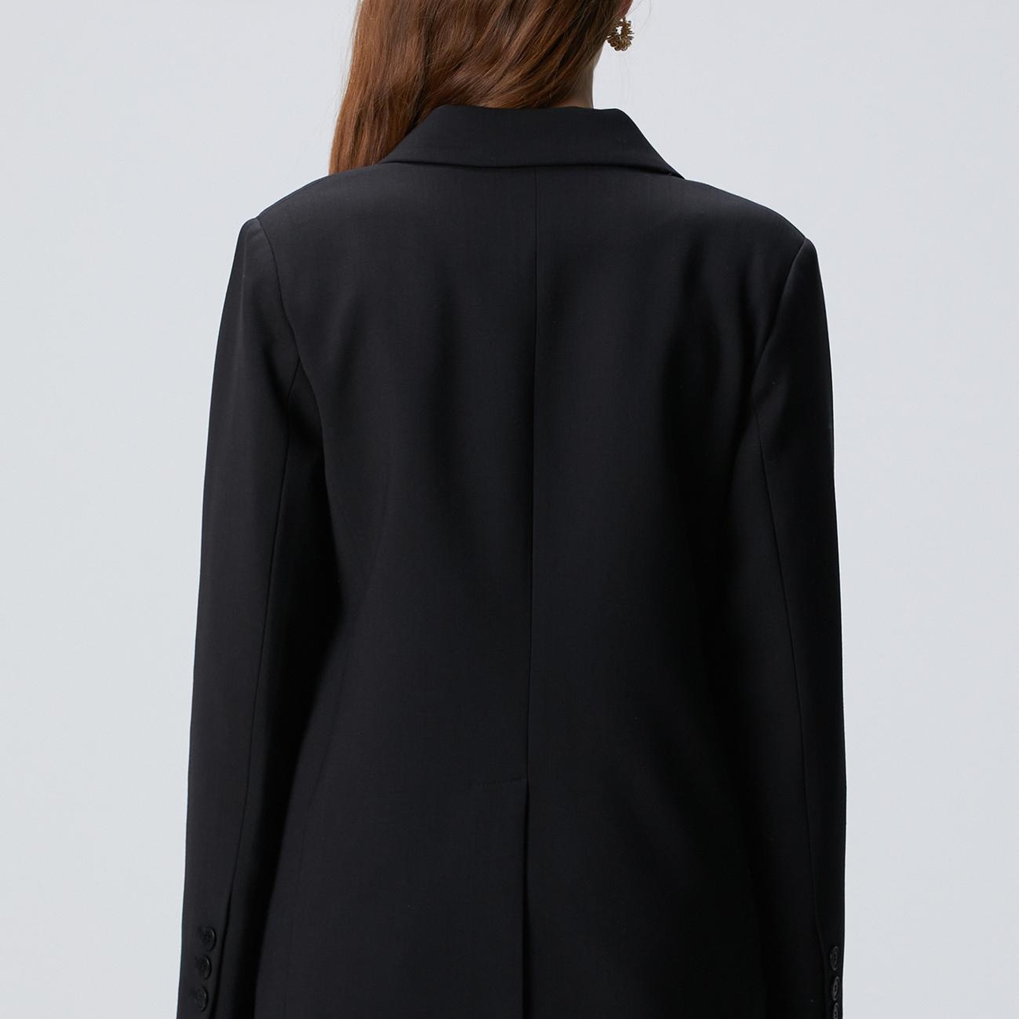 Network Kadın Siyah Yün Karışımlı Ceket