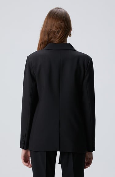  Network Kadın Siyah Yün Karışımlı Ceket