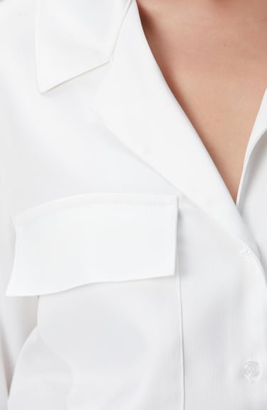  Network Kadın Kırık Beyaz Gömlek